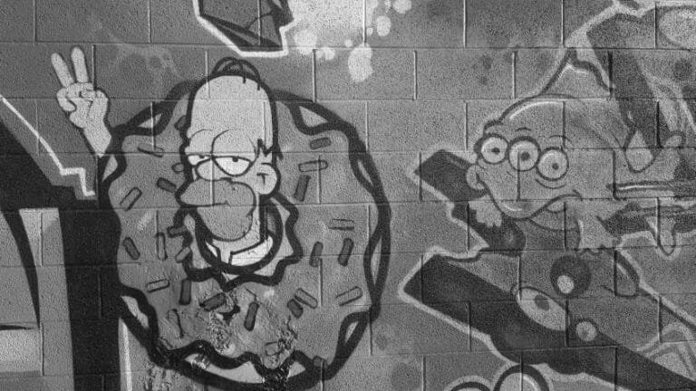 AI Homer Simpson Soulseek obrade grafit