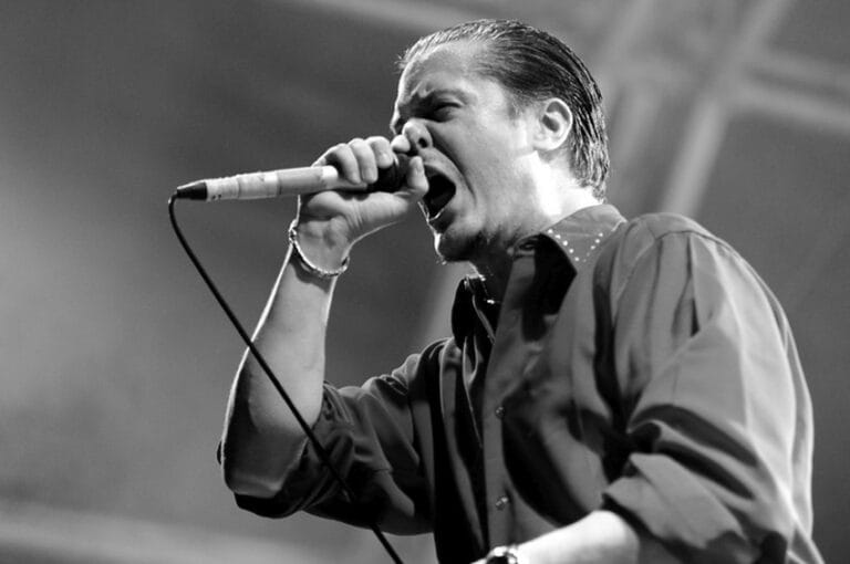 Mike Patton na koncertu Faith No More 2010