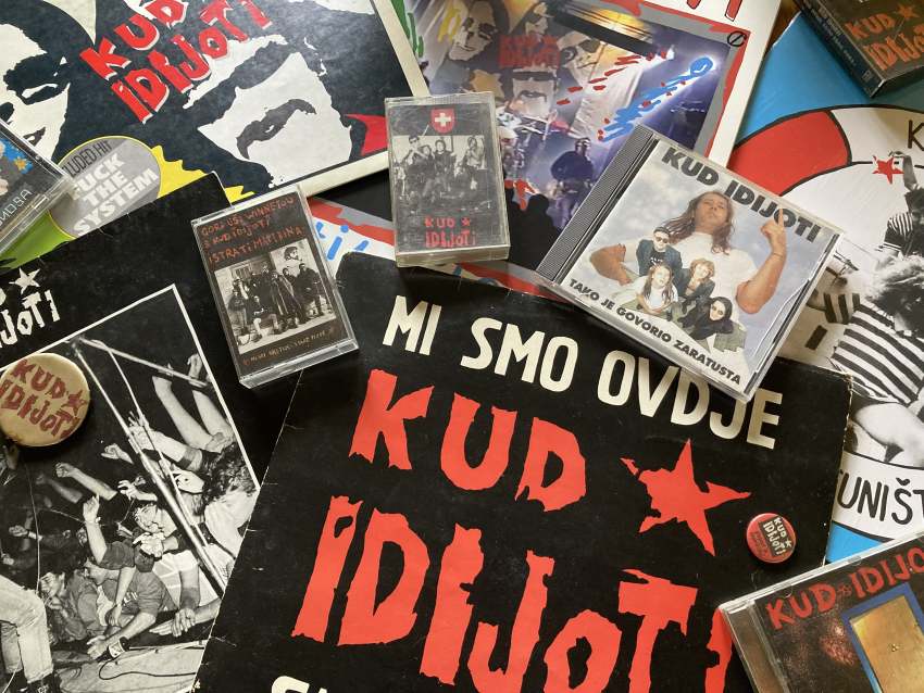 Kud Idijoti punk bend ploče, kasete i diskovi pulskog benda