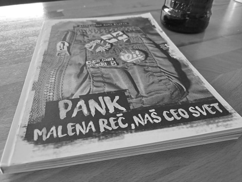 Pank malena reč naš ceo svet knjiga Aleksandar Saka Blažin SKC Novi Sad