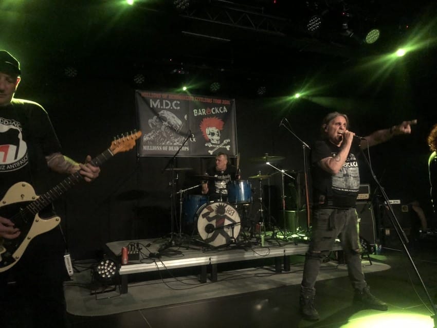 MDC gig fabrika Novi Sad Dave Dictor i ekipa na bini