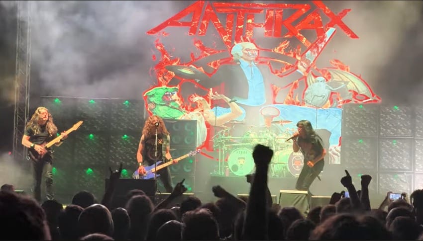 Anthrax prži u Beogradu - bend na bini