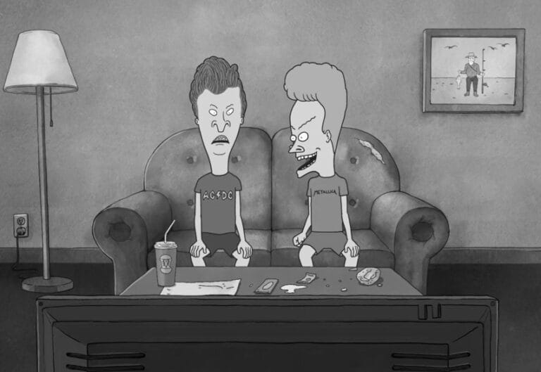 Beavis i Butt-Head sede na kauču ispred televizora u kultnoj MTV seriji koja je oblikovala generacije ljubitelja roka i metala