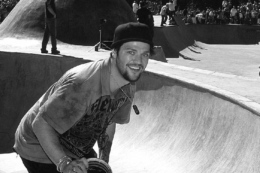 Bam Margera, profesionalni skejter i zvezda Jackassa, u skejt parku