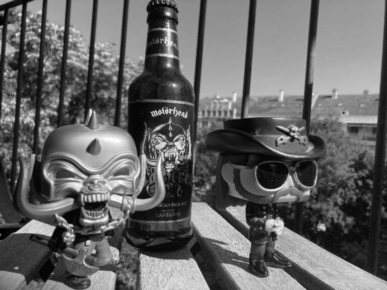 Motörhead Röad Crew American Pale Ale sa Lemmy figuricom i Warpig maskotom