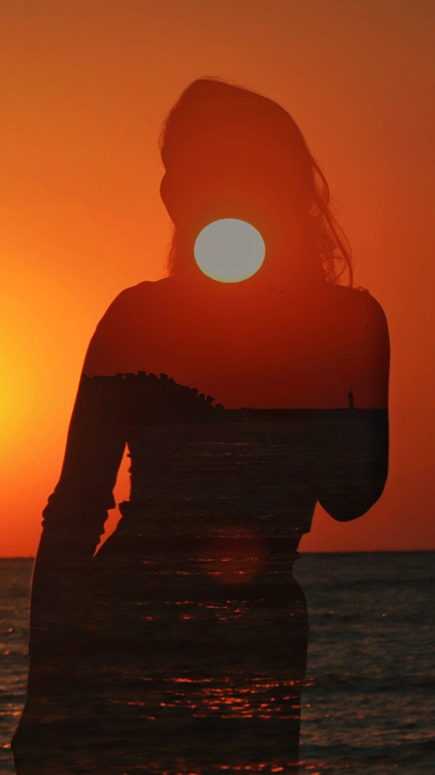horoskop pomračenje sunca silueta devojke na plaži